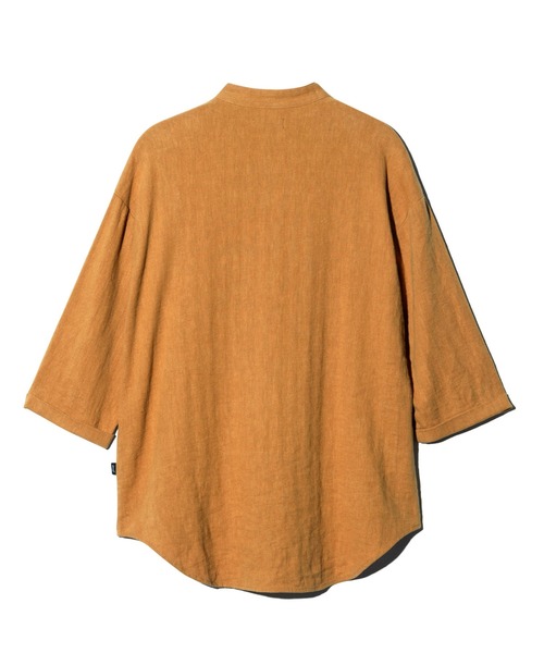 glamb（グラム）の「Stand Collar Shirt / スタンドカラーシャツ（シャツ/ブラウス・メンズ・ネイビー/マスタード/ホワイト・S/M/L）」の7枚目の写真