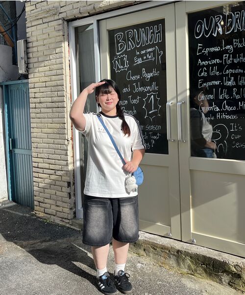 GLW(ジーエルダブリュ)の「バミューダヴィンテージウォッシングカーペンターデニムパンツショーツブラック(その他パンツ・レディース・その他・SMALL/X-LARGE/X-SMALL/MEDIUM/LARGE)」の3枚目の写真