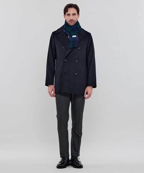 MACKINTOSH LONDON(マッキントッシュ ロンドン)の「ウールカシミヤビーバーピーコート(ピーコート・メンズ・ネイビー/ブラウン系その他5・38/40)」の6枚目の写真