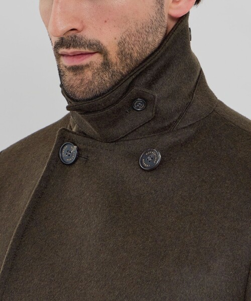 MACKINTOSH LONDON(マッキントッシュ ロンドン)の「ウールカシミヤビーバーピーコート(ピーコート・メンズ・ネイビー/ブラウン系その他5・38/40)」の11枚目の写真