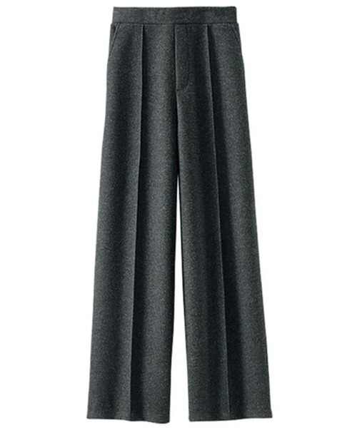 BELLUNA PLUS(ベルーナ)の「圧縮ニット素材ワイドパンツ(その他パンツ・レディース・ブラック/チャコール/ベージュ・X-LARGE/LARGE/MEDIUM/SMALL)」の14枚目の写真