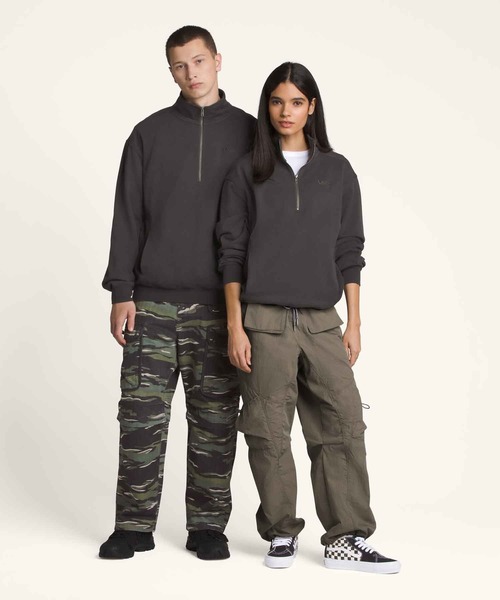 VANS（バンズ）の「PREMIUM ハーフジップ フリース / LX Van D 1/2 Zip AFTER DARK VN000MEKY7U1（スウェット・メンズ・ダークブラウン・X-LARGE/SMALL/LARGE/MEDIUM/X-SMALL）」の5枚目の写真