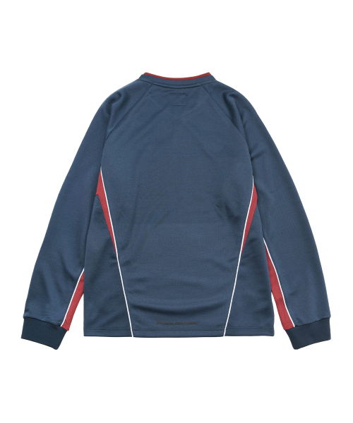 PHYPS MOTORCYCLE（フィップスモーターサイクル）の「Motorcycle Artwork Color Block Long Sleeve Navy（Tシャツ/カットソー・レディース・その他・LARGE/X-LARGE/SMALL/MEDIUM）」の2枚目の写真