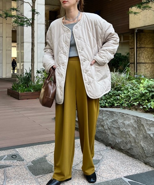 zena（ジェナ）の「デコルテリブニット（ニット/セーター・レディース・ブラック/グレー・M）」の5枚目の写真