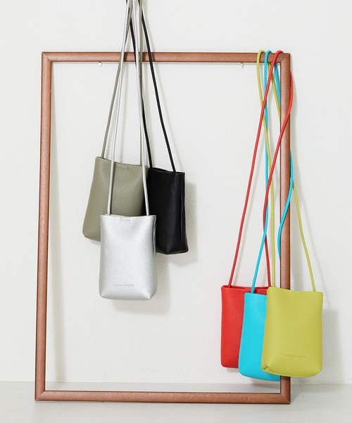 MISCH MASCH（ミッシュマッシュ）の「スクエアショルダーポーチ（ショルダーバッグ・レディース・ブルー・ﾌﾘ-）」の6枚目の写真