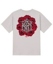 KTC0154 チカーノローズ 半袖Tシャツ - ベージュ