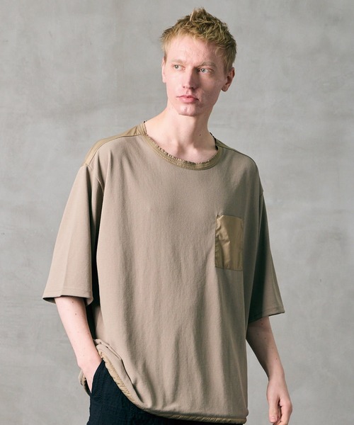 VIRGOwearworks(ヴァルゴウェアワークス)の「BREATH KANOKO POLO TEE(Tシャツ/カットソー・メンズ・ホワイト/ブラック/グレイッシュベージュ・2/3/4)」の3枚目の写真