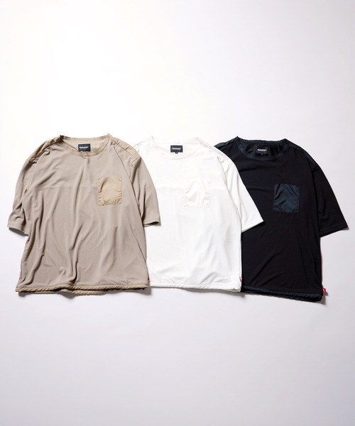 VIRGOwearworks(ヴァルゴウェアワークス)の「BREATH KANOKO POLO TEE(Tシャツ/カットソー・メンズ・ホワイト/ブラック/グレイッシュベージュ・2/3/4)」の8枚目の写真