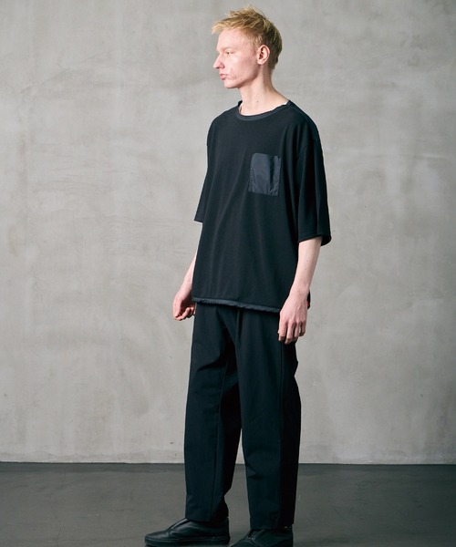 VIRGOwearworks(ヴァルゴウェアワークス)の「BREATH KANOKO POLO TEE(Tシャツ/カットソー・メンズ・ホワイト/ブラック/グレイッシュベージュ・2/3/4)」の18枚目の写真