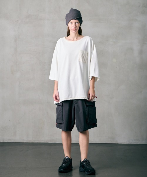 VIRGOwearworks(ヴァルゴウェアワークス)の「BREATH KANOKO POLO TEE(Tシャツ/カットソー・メンズ・ホワイト/ブラック/グレイッシュベージュ・2/3/4)」の22枚目の写真