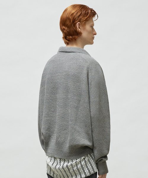 LMOOD（エルムード）の「フィレンツェ V ラグランニット グレー（ニット/セーター・レディース・その他・46/48）」の4枚目の写真