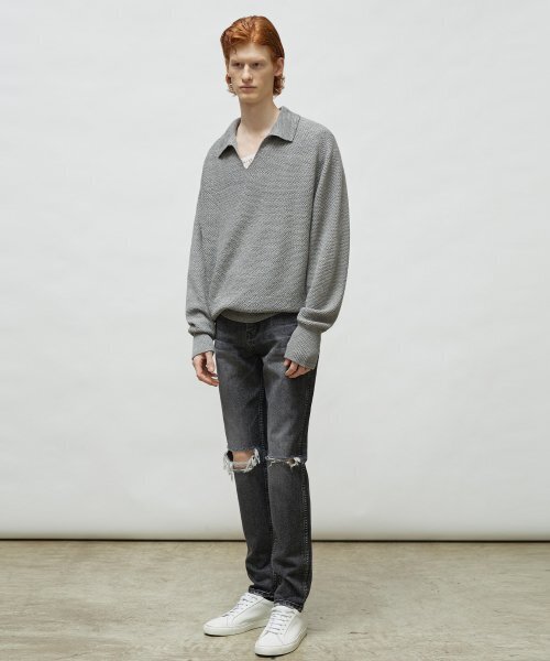 LMOOD（エルムード）の「フィレンツェ V ラグランニット グレー（ニット/セーター・レディース・その他・46/48）」の7枚目の写真