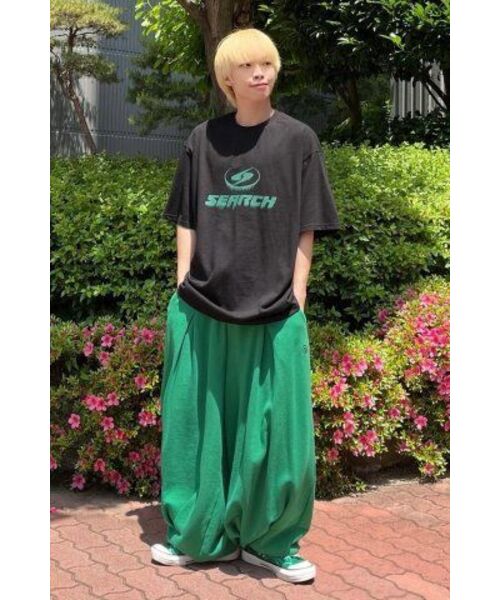 SEARCH410(サーチ410)の「ブリードロゴ半袖Tシャツブラック-グリーン(Tシャツ/カットソー・メンズ・その他・LARGE/MEDIUM)」の10枚目の写真