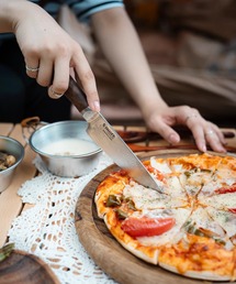 S'more（スモア）の「【 feast knife 】 フィーストナイフ ナイフ ダマスカス 包丁（カトラリー）」