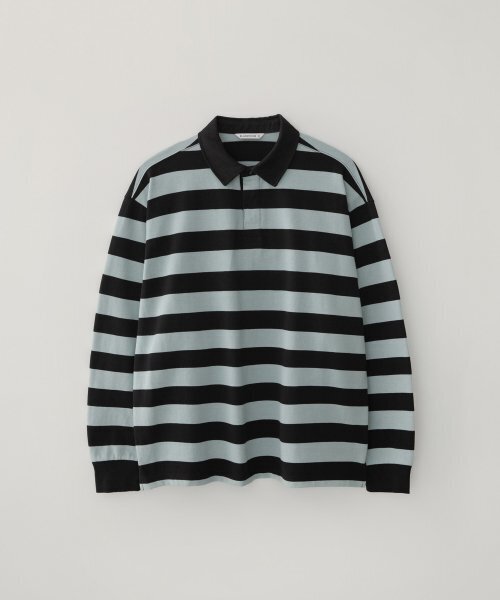 ラグビーTシャツ_MINT / BLACK