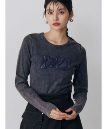 MURUA | パッチロゴフェードトップス(Tシャツ/カットソー)