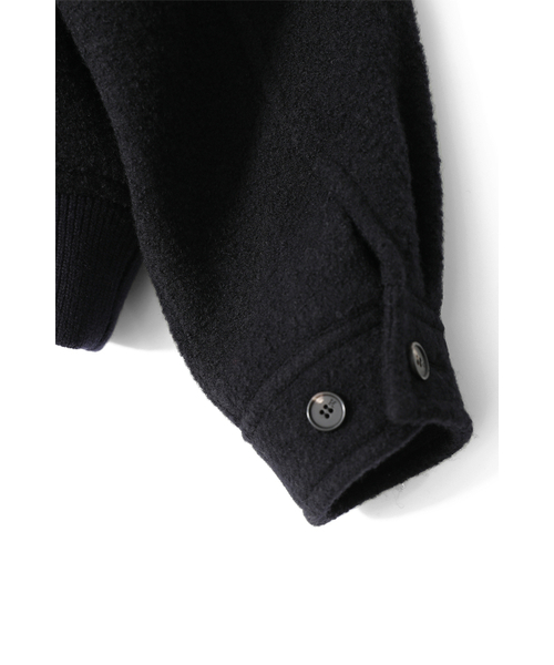 HORLISUN(ホーリーサン)の「Visitor Wool Boucle Harrington Jacket Navy(その他アウター・レディース・その他・MEDIUM/SMALL/LARGE)」の16枚目の写真