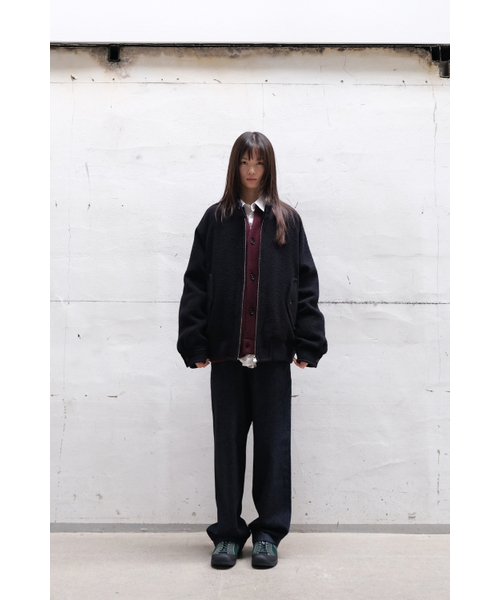 HORLISUN(ホーリーサン)の「Visitor Wool Boucle Harrington Jacket Navy(その他アウター・レディース・その他・MEDIUM/SMALL/LARGE)」の9枚目の写真