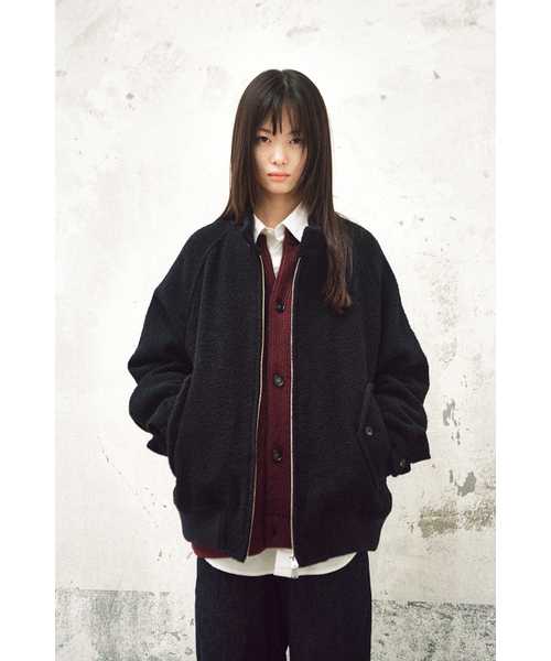 HORLISUN(ホーリーサン)の「Visitor Wool Boucle Harrington Jacket Navy(その他アウター・レディース・その他・MEDIUM/SMALL/LARGE)」の13枚目の写真