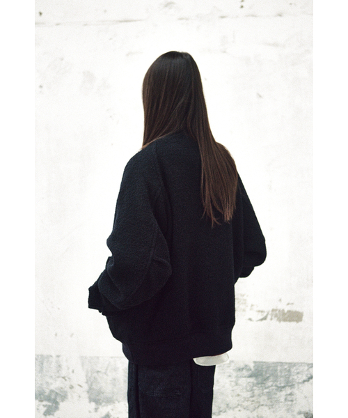 HORLISUN(ホーリーサン)の「Visitor Wool Boucle Harrington Jacket Navy(その他アウター・レディース・その他・MEDIUM/SMALL/LARGE)」の3枚目の写真