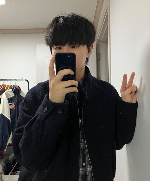 HORLISUN(ホーリーサン)の「Visitor Wool Boucle Harrington Jacket Navy(その他アウター・レディース・その他・MEDIUM/SMALL/LARGE)」の6枚目の写真