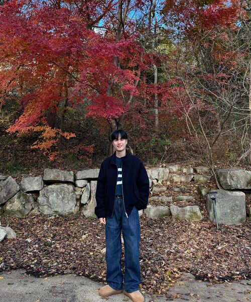 HORLISUN(ホーリーサン)の「Visitor Wool Boucle Harrington Jacket Navy(その他アウター・レディース・その他・MEDIUM/SMALL/LARGE)」の7枚目の写真
