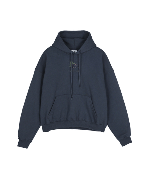 SUNDAY FRUIT MARKET(サンデーフルーツマーケット)の「BLUEBERRY SUNDAY HOODIE NAVY(パーカー・メンズ・その他・SMALL)」の1枚目の写真