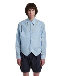 TRUNK PROJECT（トランクプロジェクト）の「Vest Layered Shirt_Sky Blue（シャツ/ブラウス）」