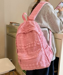 バックパック/リュック（ピンク/桃色系・A4サイズ収納可）ファッション 
