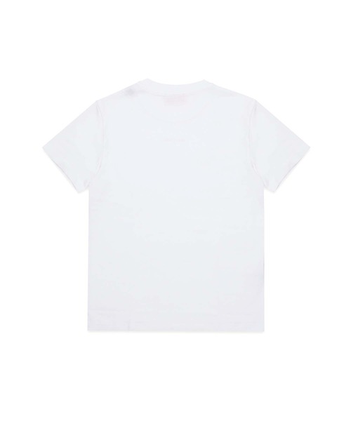 DIESEL KIDS(ディーゼルキッズ)の「DIESEL(ディーゼル)Kids & Junior ワンポイントブランドロゴ半袖Tシャツカットソー(Tシャツ/カットソー・キッズ・ホワイト・16Y/14Y/12Y/10Y/8Y/6Y/4Y)」の2枚目の写真