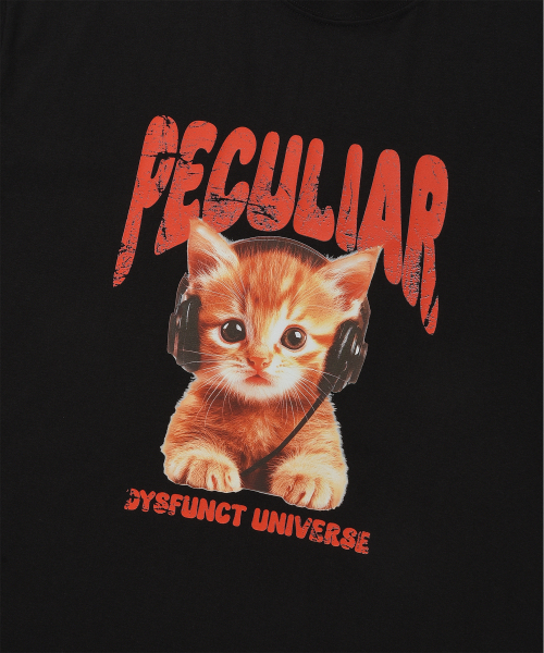 DYSFUNCT(ディスファンクト)の「PECULIAR KITTY T-SHIRT(BLACK)(Tシャツ/カットソー・メンズ・その他・SMALL/MEDIUM/LARGE)」の6枚目の写真