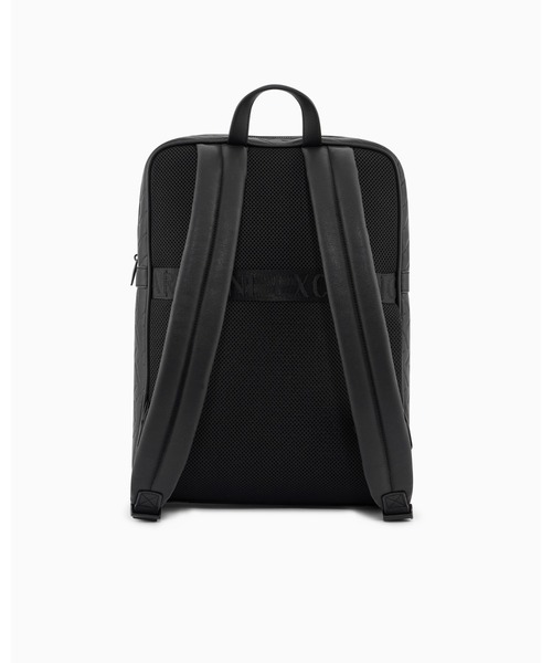 A|X アルマーニ エクスチェンジ】エンボスロゴ スクエア バックパック