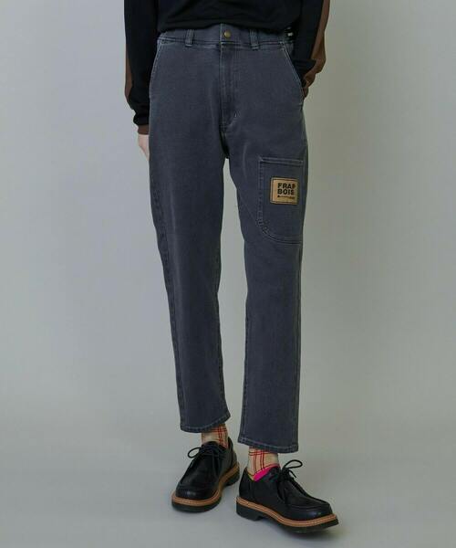 FRAPBOIS（フラボア）の「ムーブデニム2 デニムパンツ（その他パンツ・レディース・ネイビー/ブラック・0/1/2/3）」の2枚目の写真