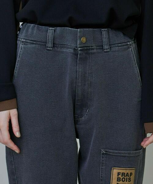 FRAPBOIS（フラボア）の「ムーブデニム2 デニムパンツ（その他パンツ・レディース・ネイビー/ブラック・0/1/2/3）」の6枚目の写真