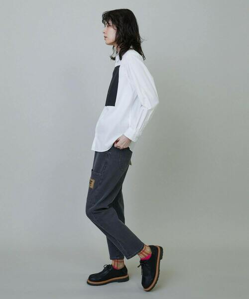 FRAPBOIS（フラボア）の「ムーブデニム2 デニムパンツ（その他パンツ・レディース・ネイビー/ブラック・0/1/2/3）」の12枚目の写真