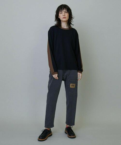 FRAPBOIS（フラボア）の「ムーブデニム2 デニムパンツ（その他パンツ・レディース・ネイビー/ブラック・0/1/2/3）」の17枚目の写真