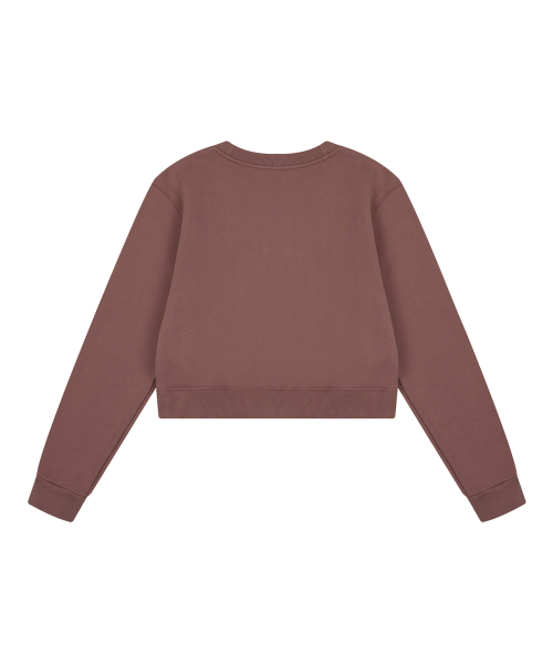 HYEYEONG KIM(ヘヨン キム)の「ロゴクロップスウェットシャツ-ドライローズ(スウェット・レディース・その他・SMALL/MEDIUM/LARGE)」の2枚目の写真