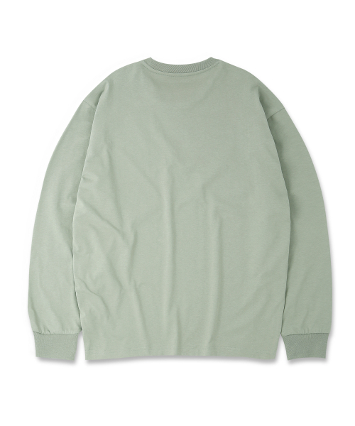 DOLPHIN WAVE APPAREL（ドルフィンウェーブアパレル）の「[2パック] ドルフィンアーチロゴロングスリーブTシャツ ライトカーキ ブラック（Tシャツ/カットソー・メンズ・その他・MEDIUM/LARGE/X-LARGE）」の3枚目の写真