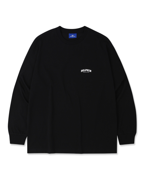 DOLPHIN WAVE APPAREL（ドルフィンウェーブアパレル）の「[2パック] ドルフィンアーチロゴロングスリーブTシャツ ライトカーキ ブラック（Tシャツ/カットソー・メンズ・その他・MEDIUM/LARGE/X-LARGE）」の11枚目の写真