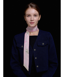 DAL（ダル）の「Cano Petit Slim Silk Scarf Pink（バンダナ/スカーフ）」