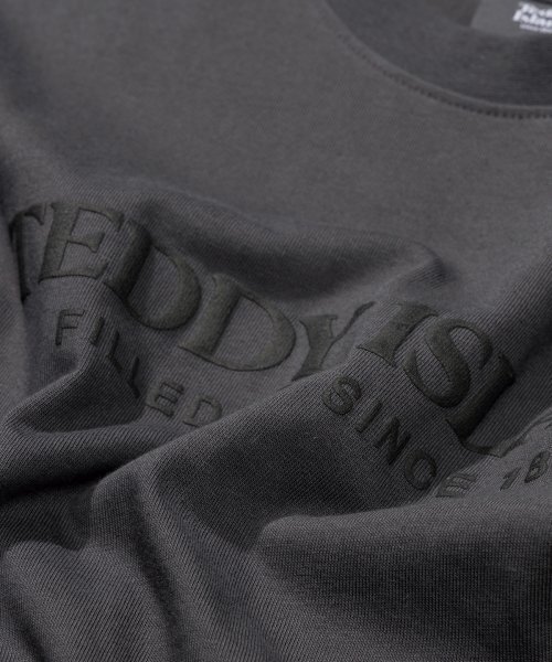 TEDDYISLAND(テディアイランド)の「エンボロゴ半袖チャコール(Tシャツ/カットソー・メンズ・その他・MEDIUM/LARGE)」の4枚目の写真
