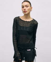 OOH-AHH（ウーアー）の「Luce Race T-Shirt (Black)（Tシャツ/カットソー）」