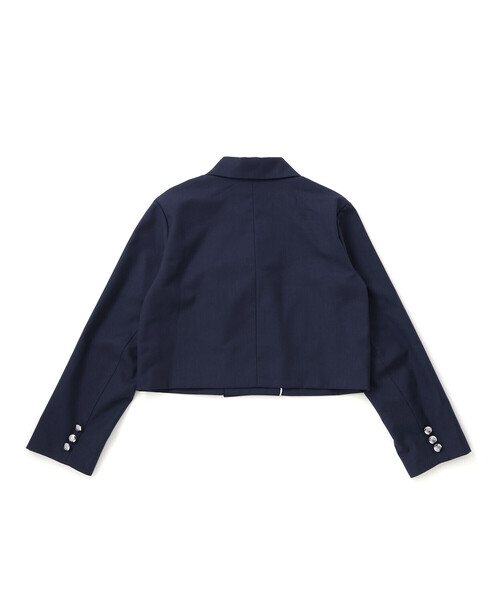 ZIDDY(ジディ)の「【 ニコ☆プチ 掲載 】短丈ジャケット(140~160cm)(テーラードジャケット・キッズ・ネイビー・140cm/150cm/FREE)」の11枚目の写真