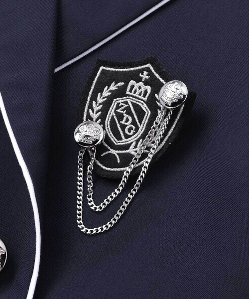 ZIDDY(ジディ)の「【 ニコ☆プチ 掲載 】短丈ジャケット(140~160cm)(テーラードジャケット・キッズ・ネイビー・140cm/150cm/FREE)」の13枚目の写真