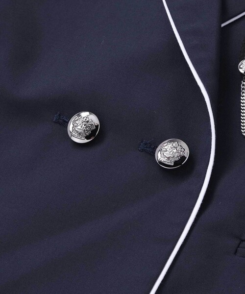 ZIDDY(ジディ)の「【 ニコ☆プチ 掲載 】短丈ジャケット(140~160cm)(テーラードジャケット・キッズ・ネイビー・140cm/150cm/FREE)」の14枚目の写真