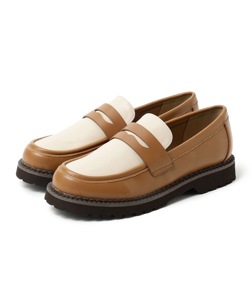 BEAMS HEART(ビームスハート)の「コイン ローファー(ローファー・レディース・ブラック/ベージュ・SMALL/MEDIUM/LARGE)」の2枚目の写真