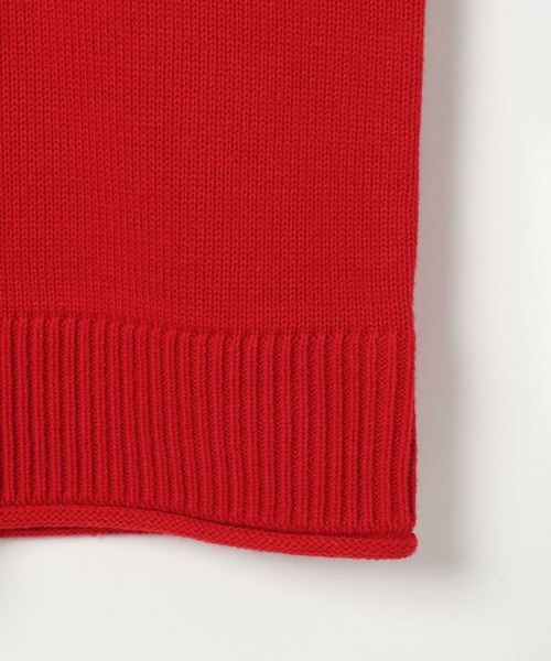 LEPSIM（レプシィム）の「5ゲージ袖配色ロゴプルオーバー　634215（ニット/セーター・レディース・ブルー/チャコールグレー/アイボリー/レッド・FREE）」の15枚目の写真