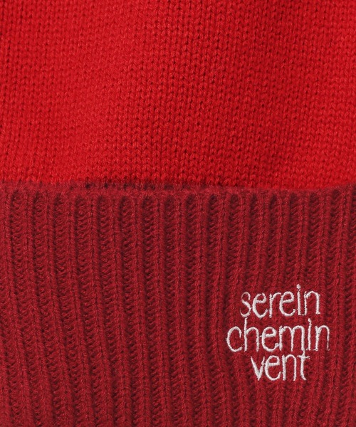 LEPSIM（レプシィム）の「5ゲージ袖配色ロゴプルオーバー　634215（ニット/セーター・レディース・ブルー/チャコールグレー/アイボリー/レッド・FREE）」の19枚目の写真