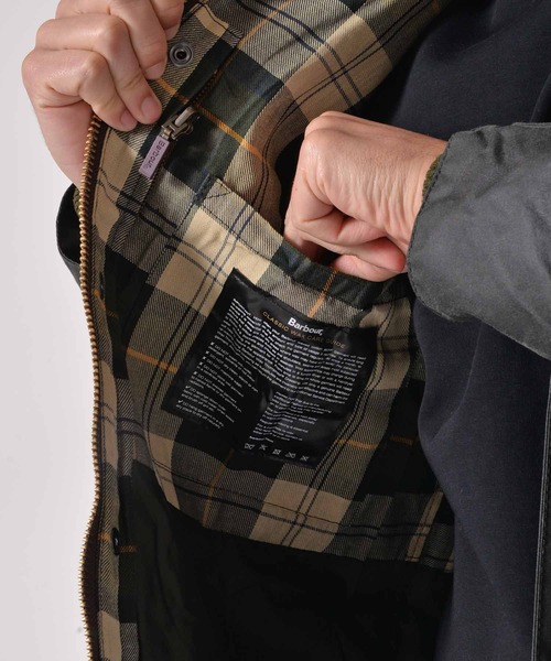 Barbour(バブアー)の「Barbour/バブアー 【BEDALE / ビデイル】ワックス コットン ブルゾン(レギュラーフィット)(ブルゾン・メンズ・セージグリーン/オリーブ/ブラック・40/38/36/34)」の8枚目の写真