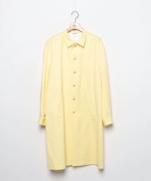 ブランド古着】DIGAWEL｜ディガウェルのステンカラーコート（イエロー
